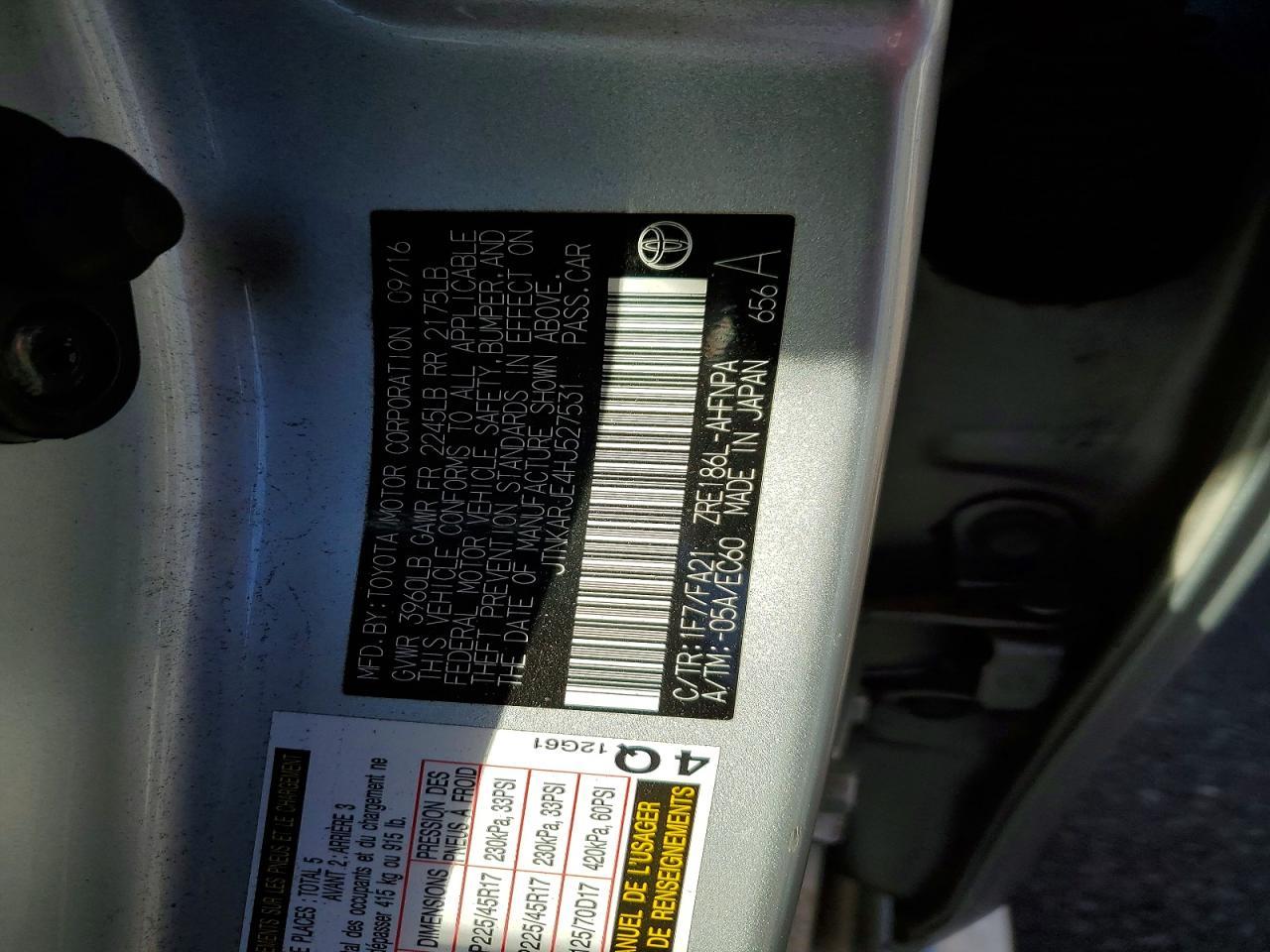 2017 Toyota Corolla im Base