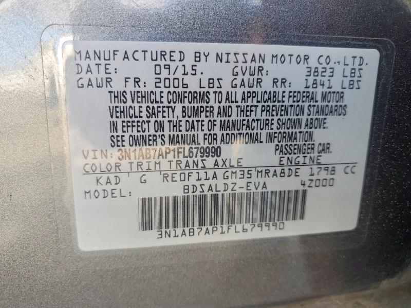 2015 Nissan Sentra sv