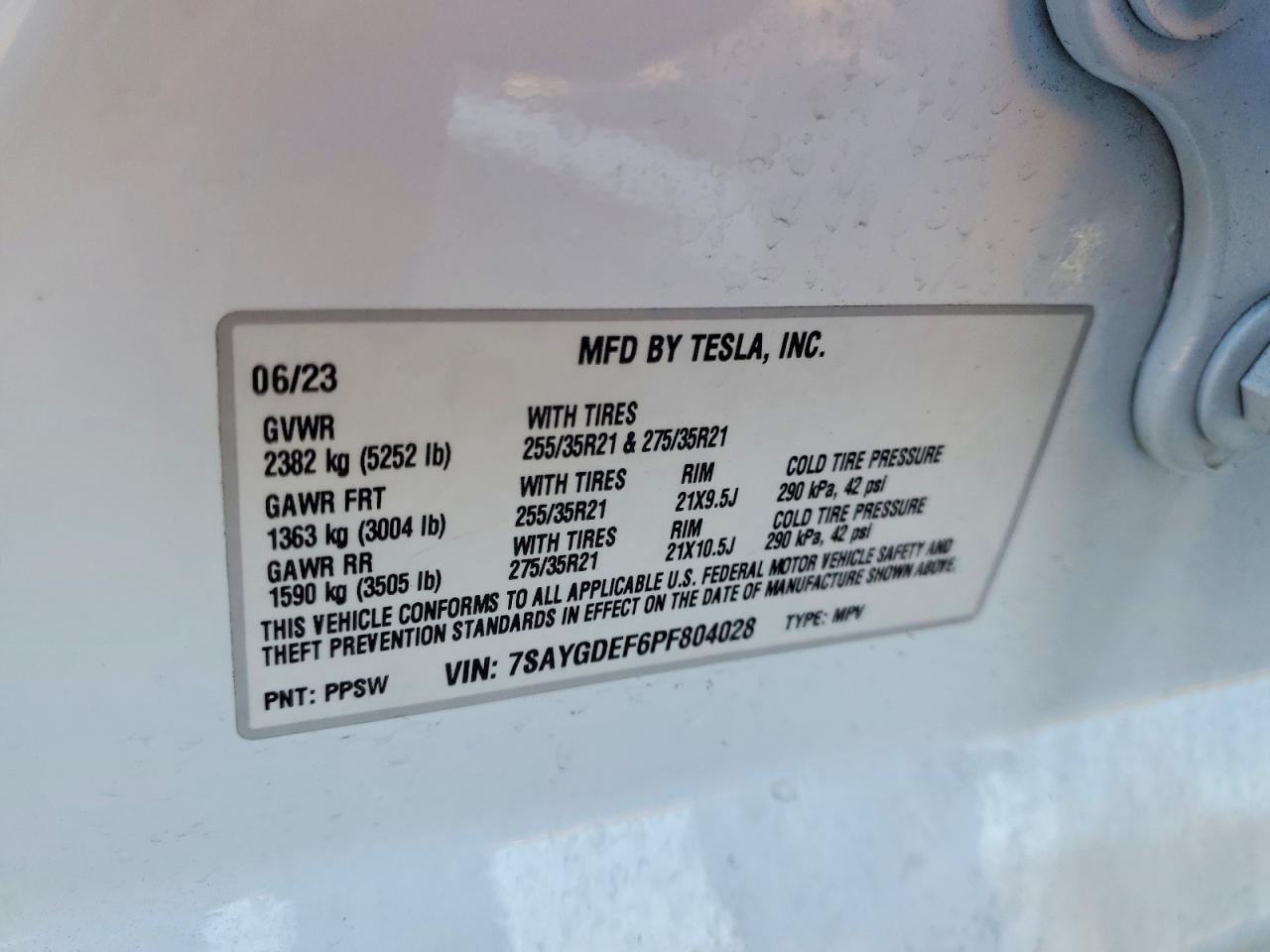 2023 Tesla Model y