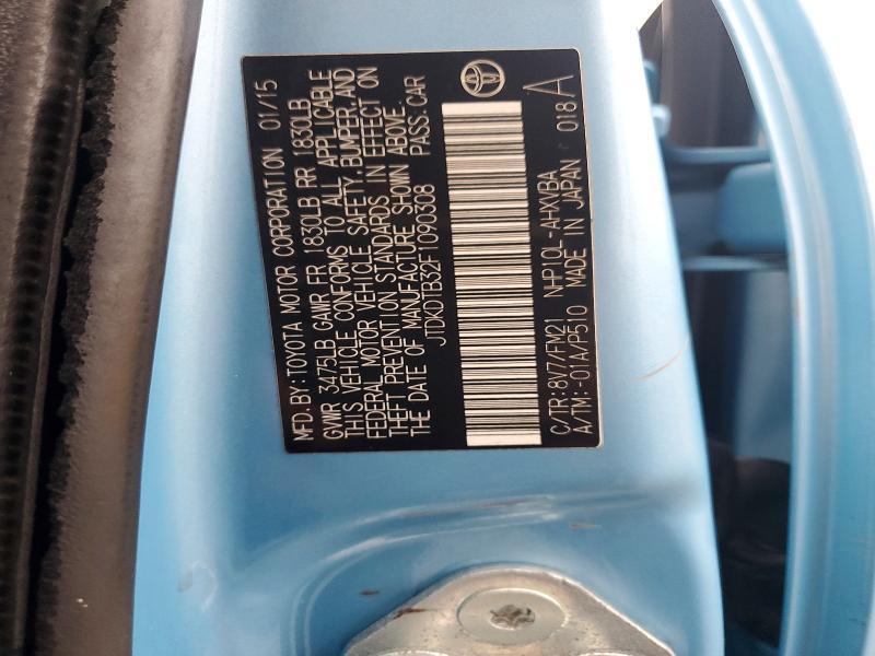 2015 Toyota Prius c two