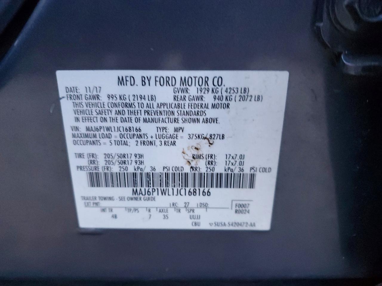 2018 Ford Ecosport Titanium