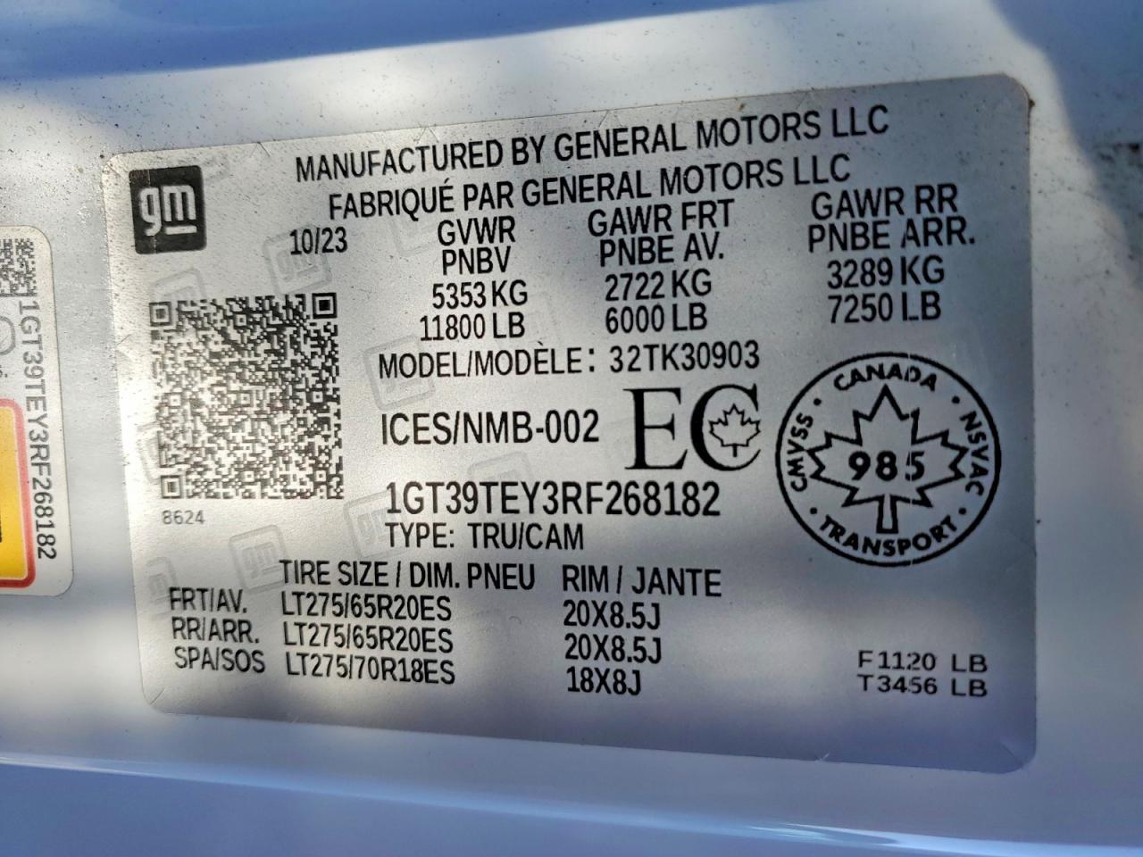 2024 GMC Sierra K3500 SLE