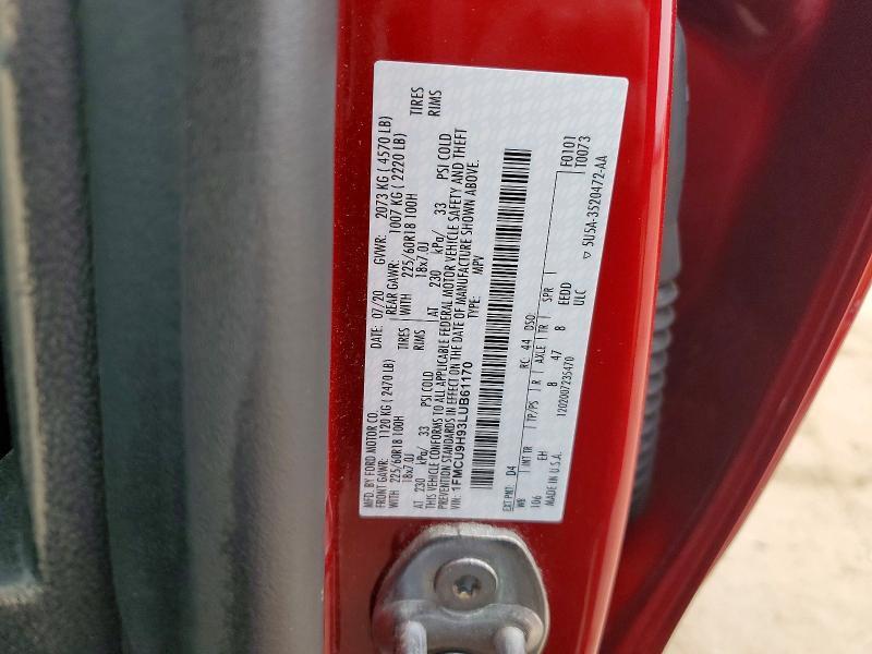 2020 Ford Escape sel