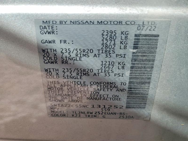 2022 Nissan Murano sl