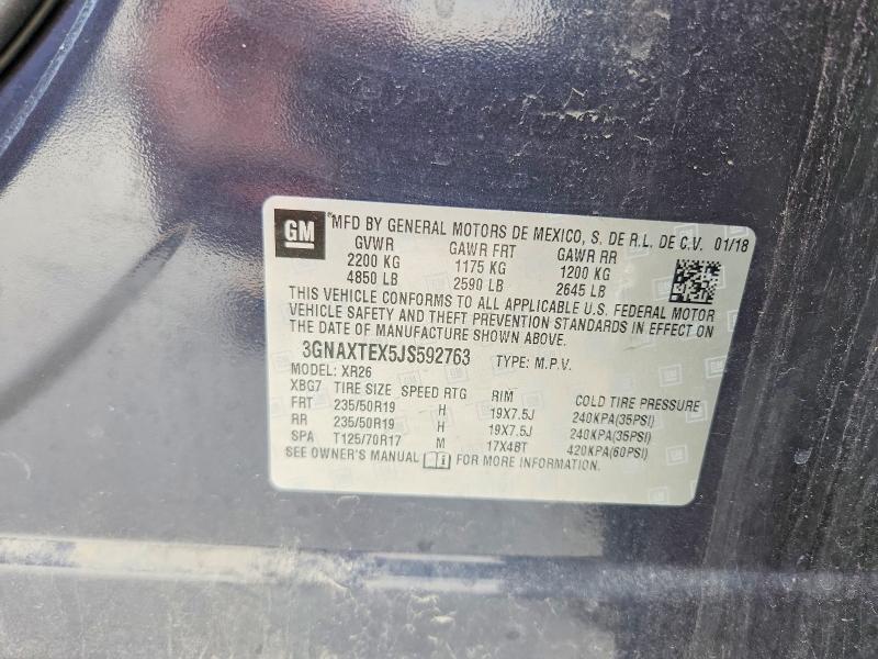 2018 Chevrolet Equinox lt