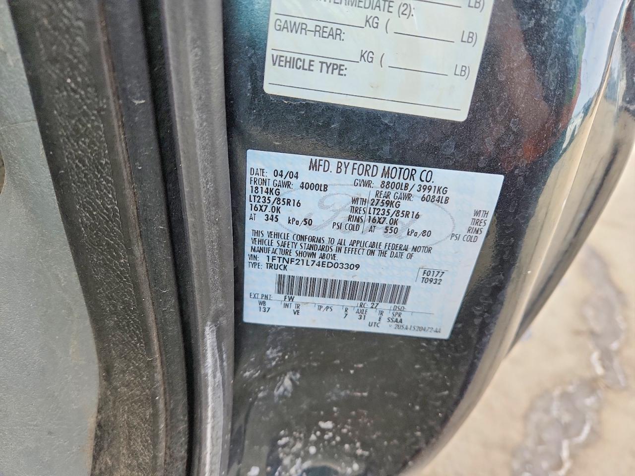 2004 Ford F250 Super Duty