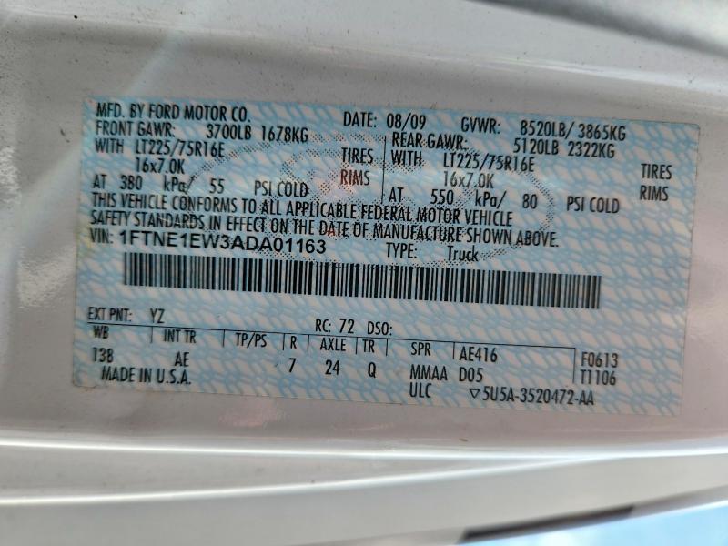 2010 Ford Econoline E150 van