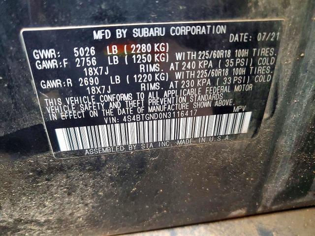 2022 Subaru Outback Limited xt