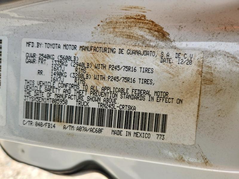 2021 Toyota Tacoma SR