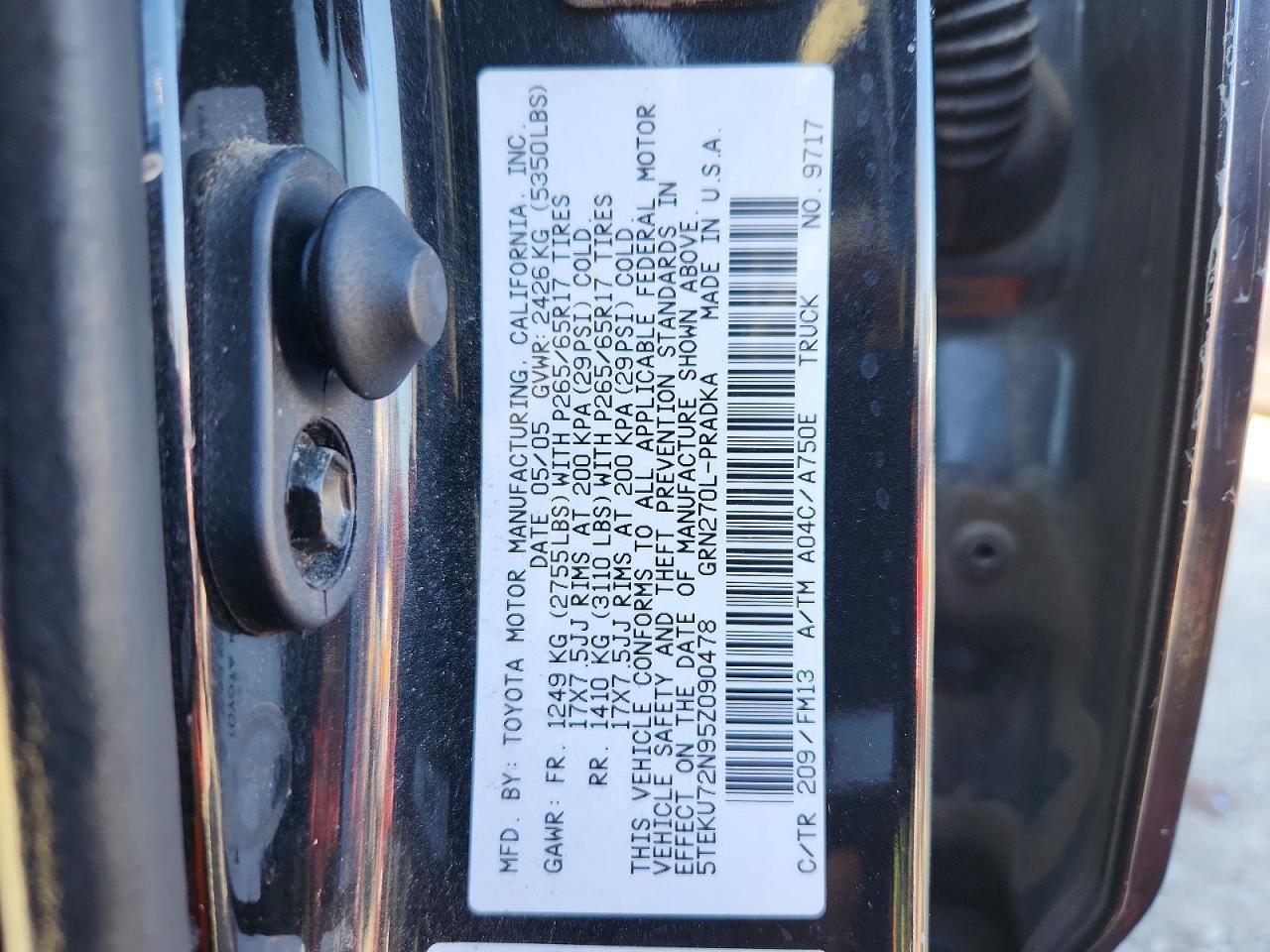 2005 Toyota Tacoma Prerunner V6