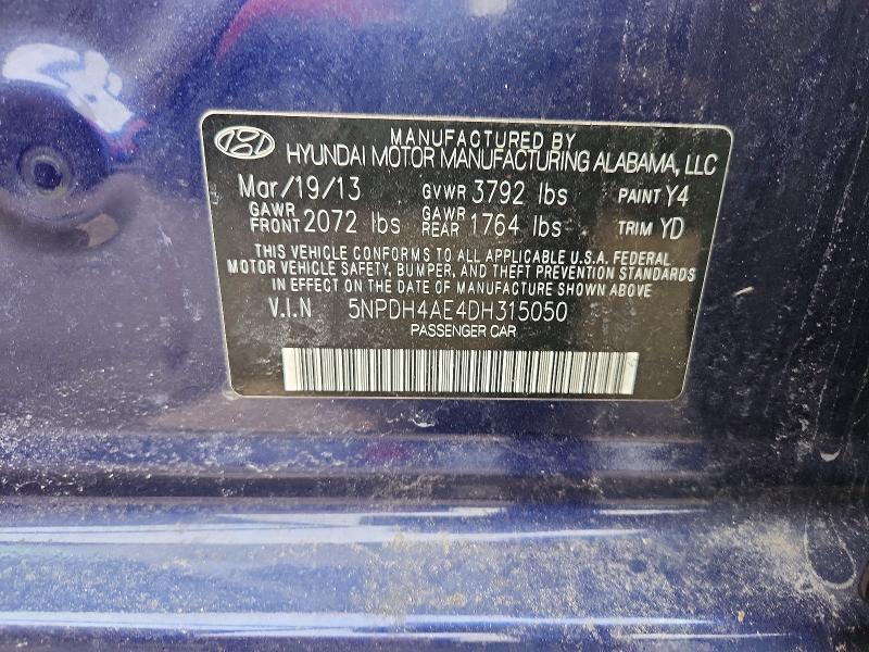 2013 Hyundai Elantra gls