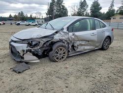 Salvage cars for sale from Copart Spanaway, WA: 2021 Toyota Corolla Hybrid le