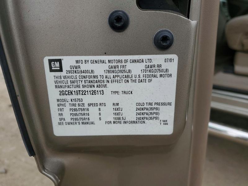 2002 Chevrolet Silverado K1500