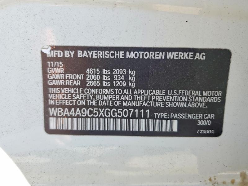 2016 BMW 428 i Gran Coupe Sulev