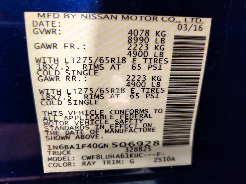 2016 Nissan Titan XD PRO-4X