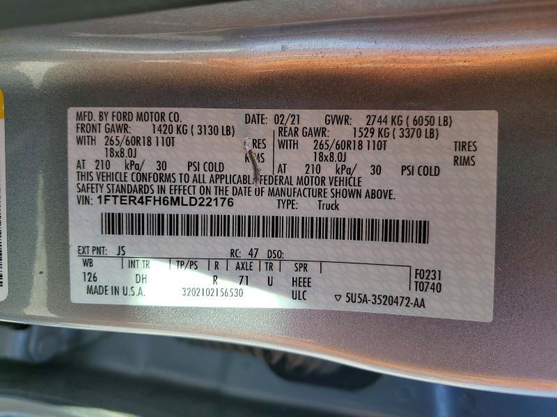 2021 Ford Ranger XL