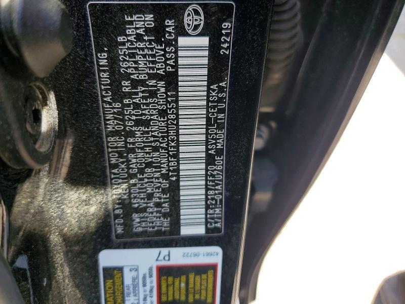 2017 Toyota Camry se