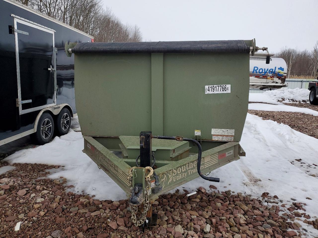 2025 Southern Utilit Y 7X16X4 Dump Trailer