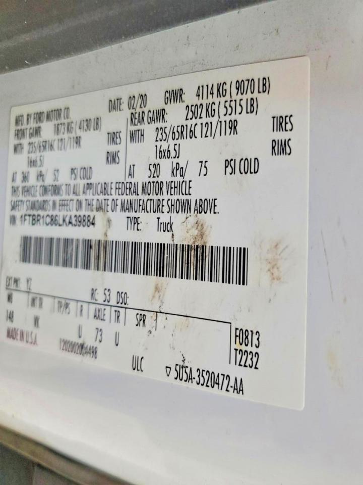 2020 Ford Transit 250 Delivery Van