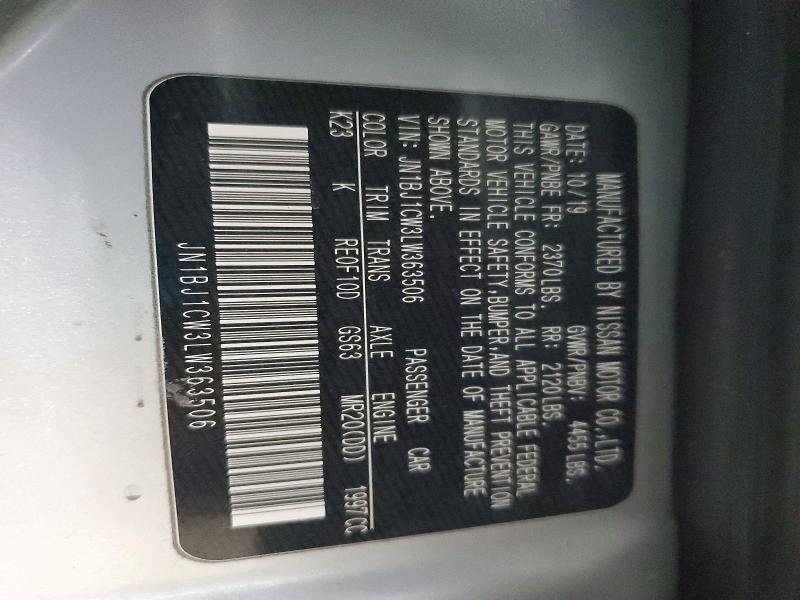 2020 Nissan Rogue Sport s