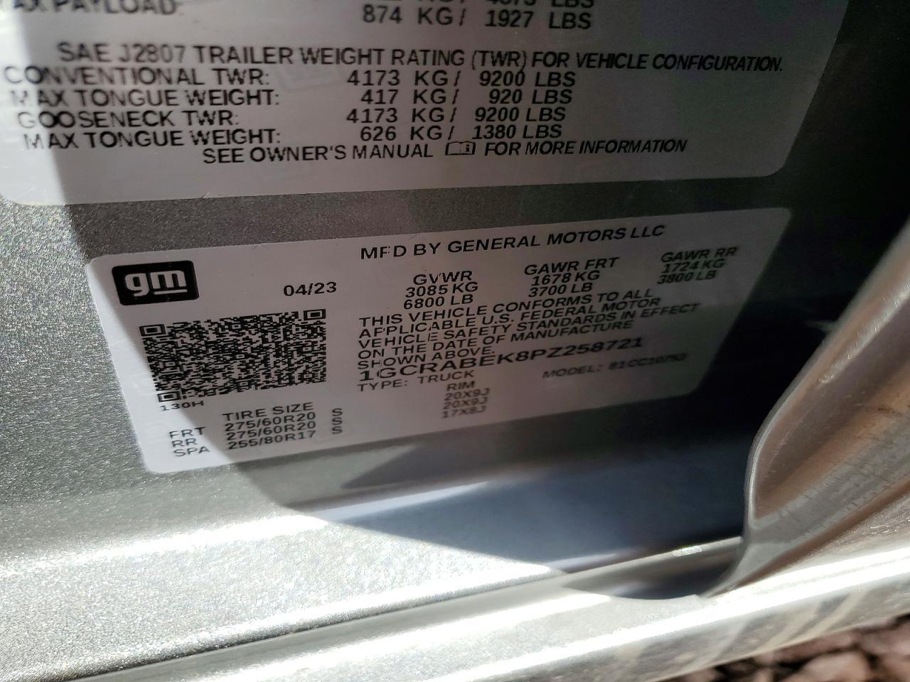 2023 Chevrolet Silverado C1500 Custom