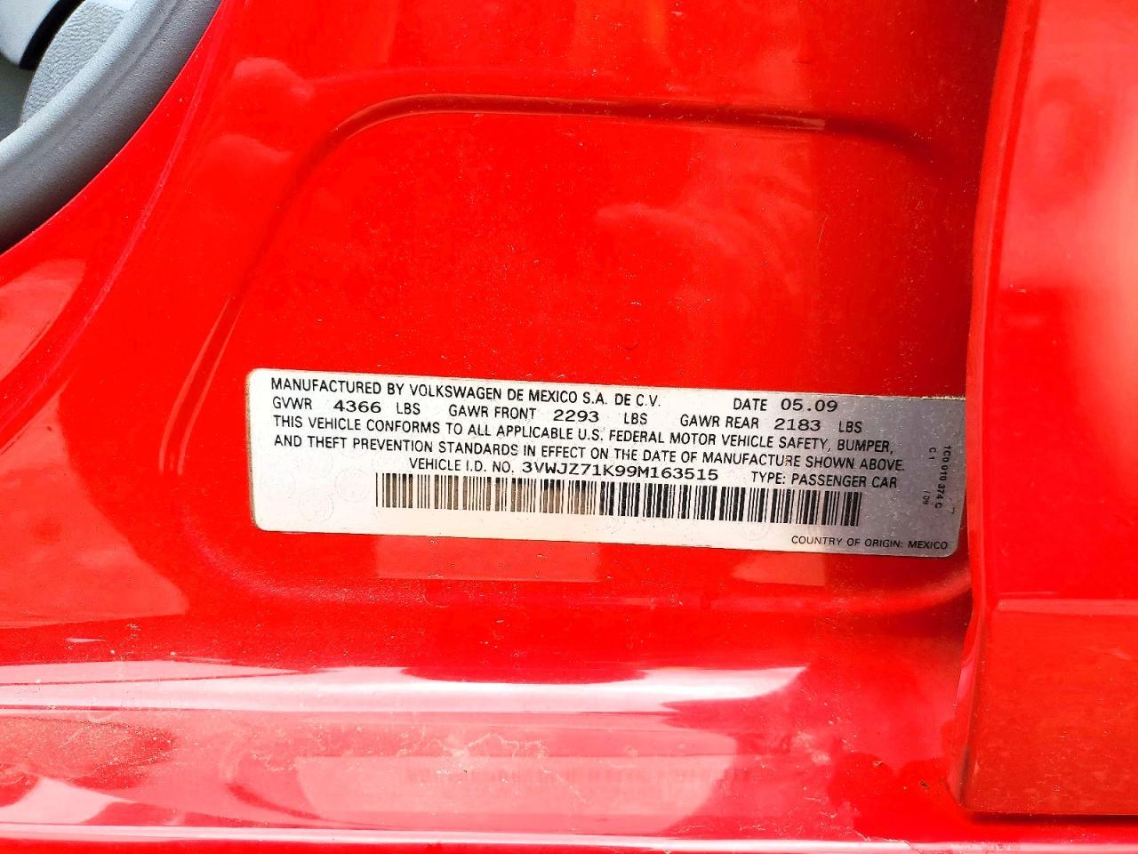 2009 Volkswagen Jetta s