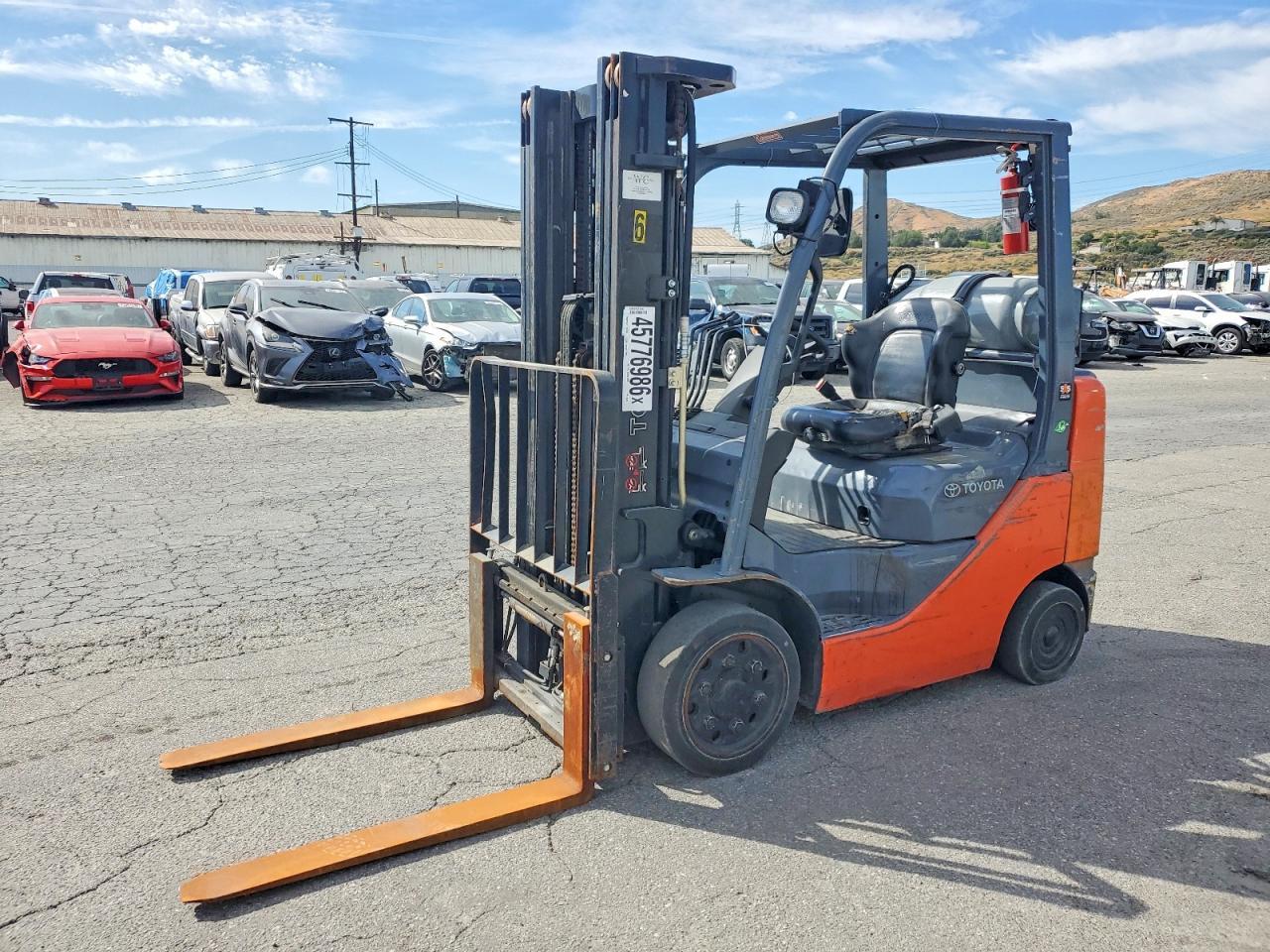 2017 Toyota 8FGCU25 Forklift