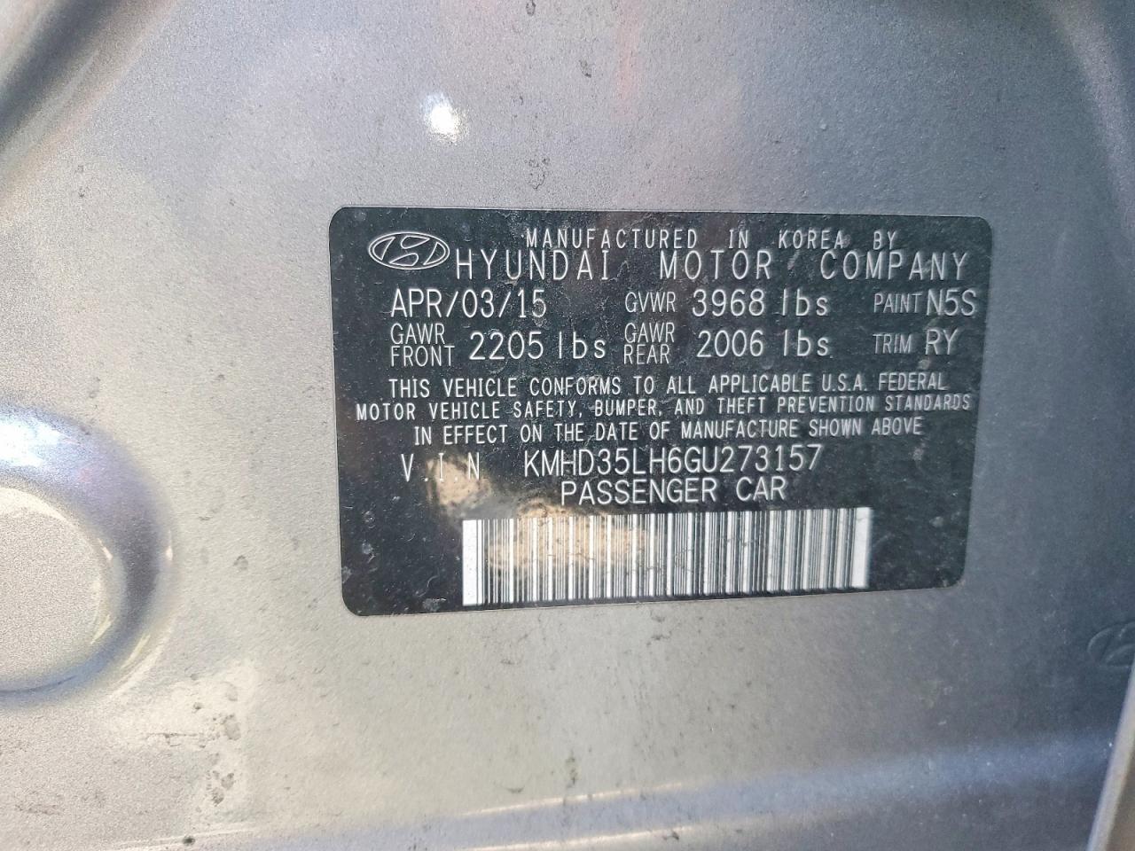 2016 Hyundai Elantra gt Base