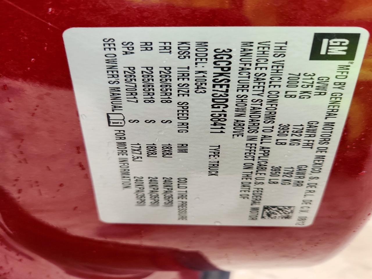 2013 Chevrolet Silverado K1500 LT