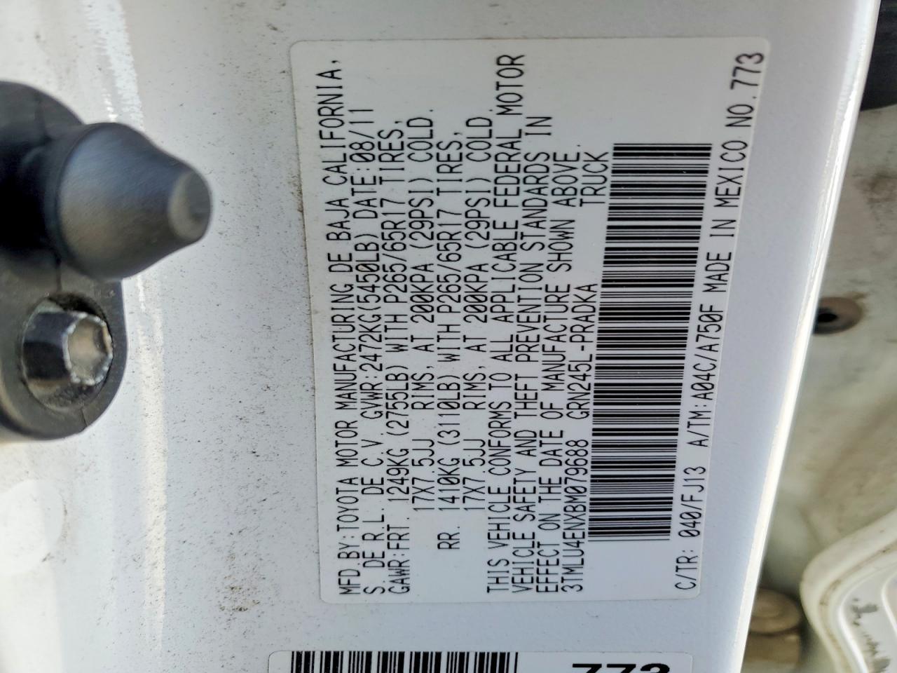 2011 Toyota Tacoma V6