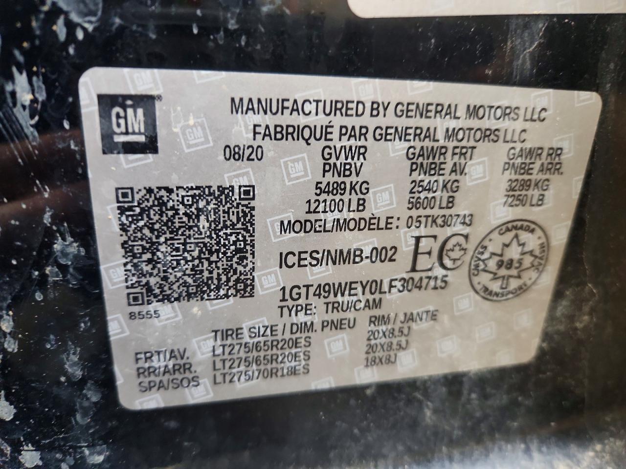 2020 GMC Sierra K3500 Denali