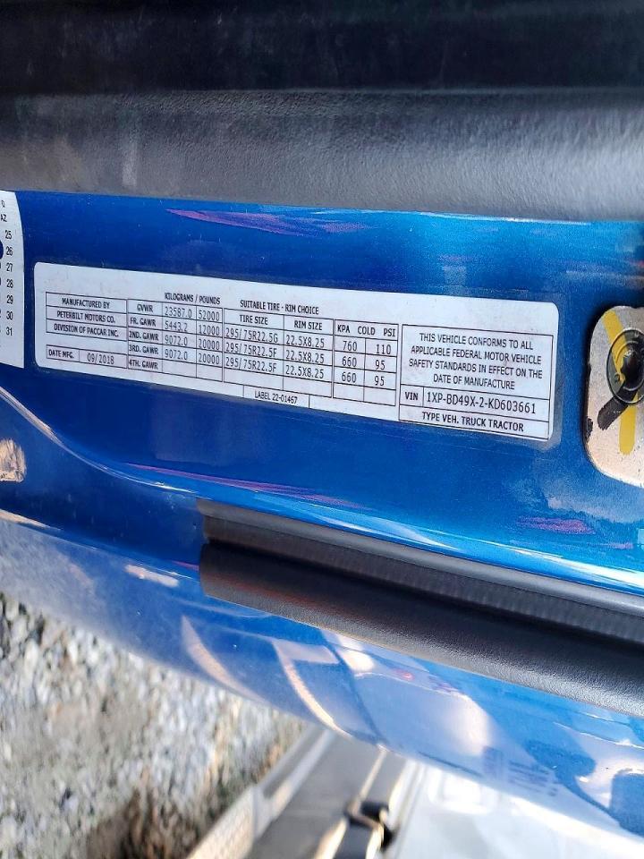 2019 Peterbilt 579 Semi Truck
