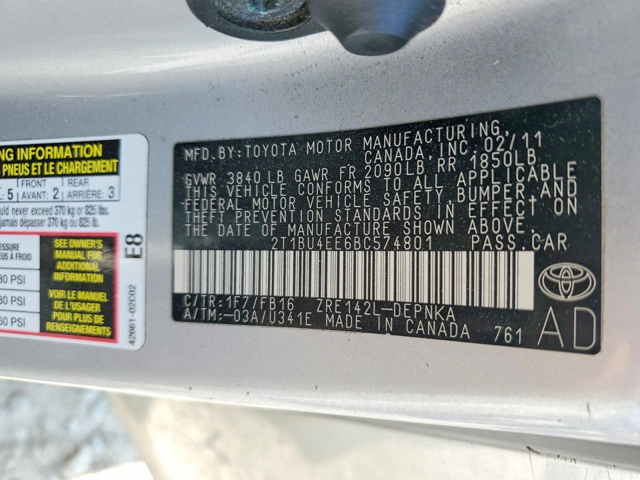 2011 Toyota Corolla