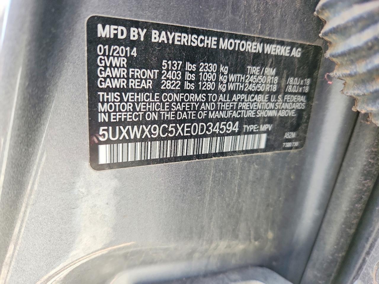 2014 BMW X3