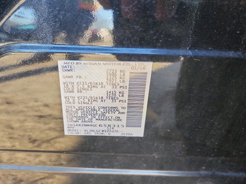 2016 Nissan Pathfinder sl