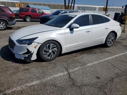 2021 Hyundai Sonata Hybrid Blue for sale in Van Nuys, CA