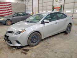 Salvage cars for sale from Copart Columbia, MO: 2015 Toyota Corolla le