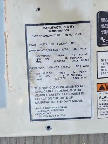 2011 Icrp 2011 IC Bus PB105 School Bus