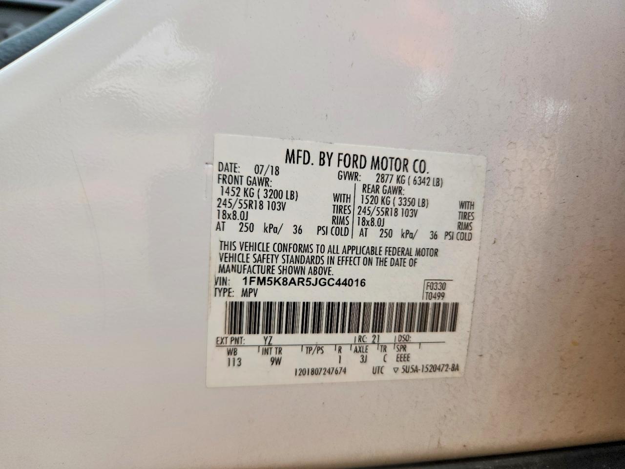 2018 Ford Explorer Police Interceptor