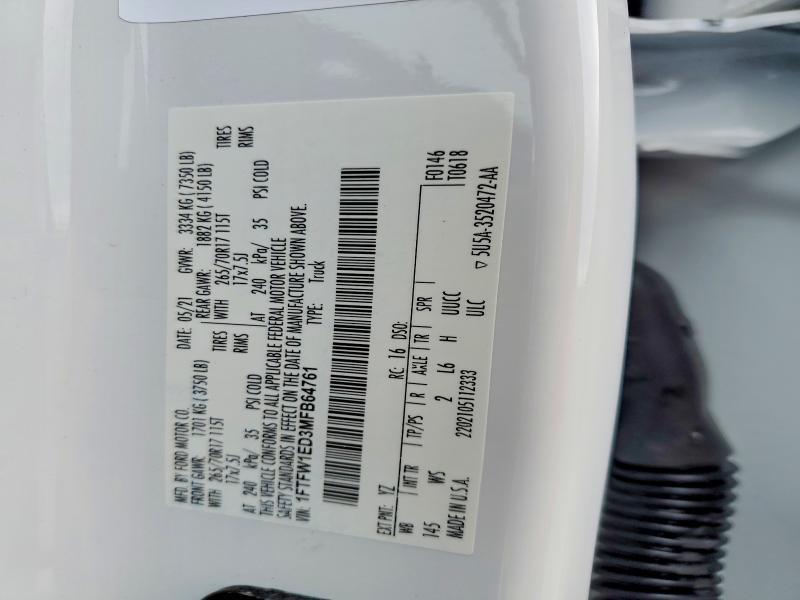 2021 Ford F150 Supercrew