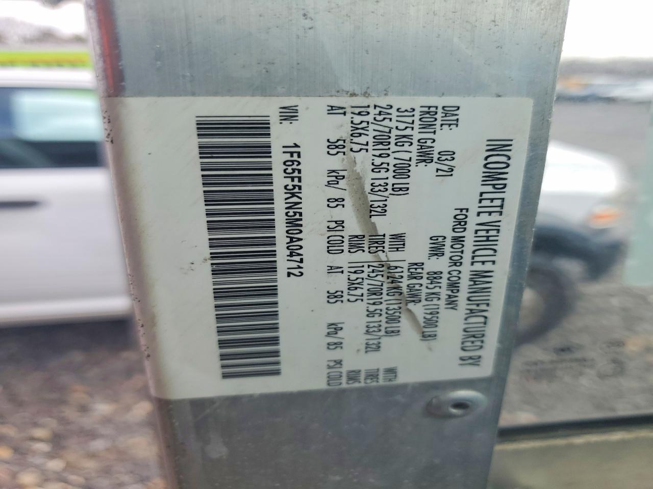 2021 Ford F59 Delivery Truck