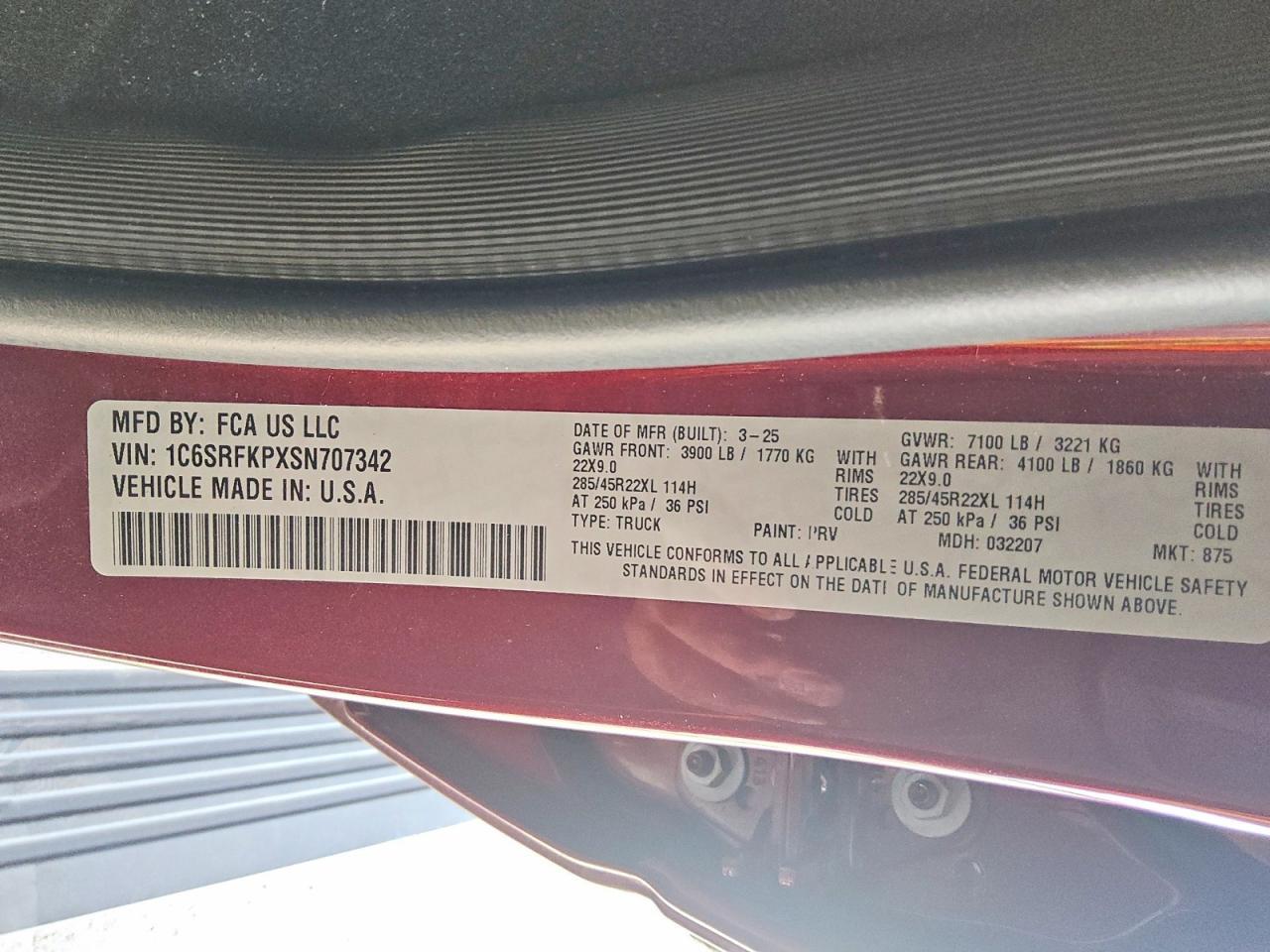 2025 Dodge RAM 1500 Tungsten