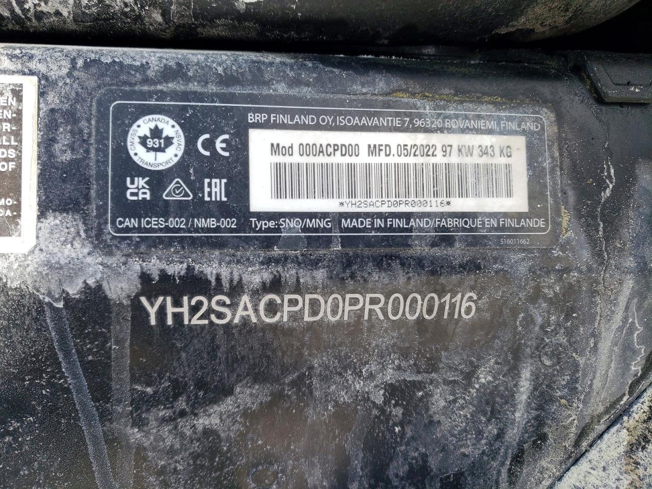 2023 Skidoo Expedition Sport