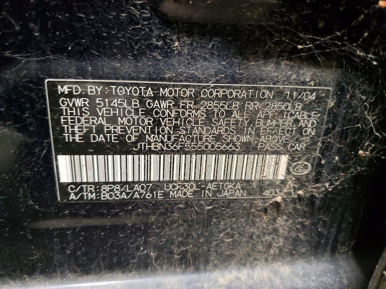 2005 Lexus Ls 430 Base