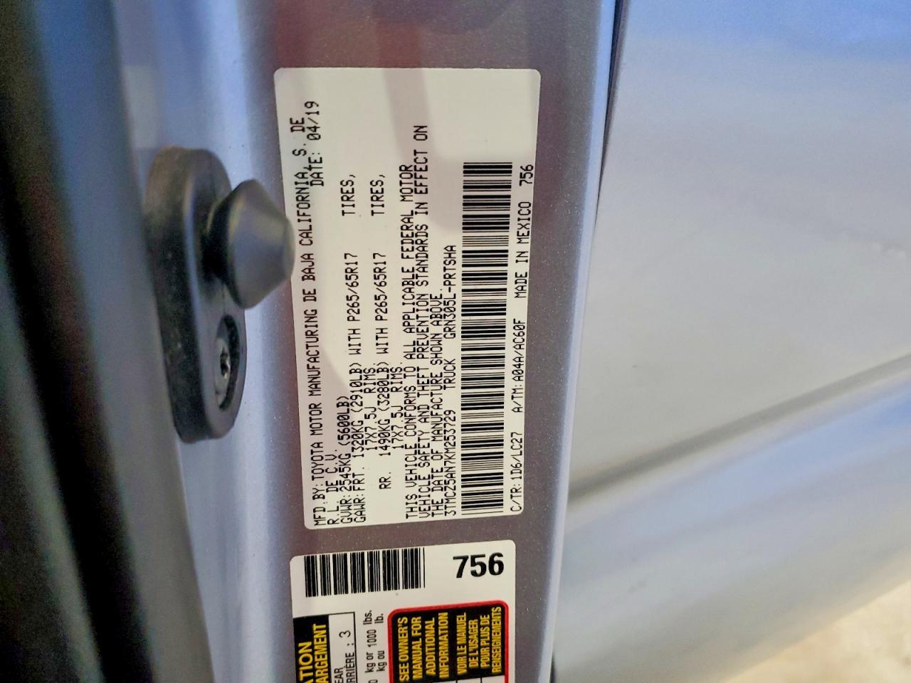 2019 Toyota Tacoma TRD Sport