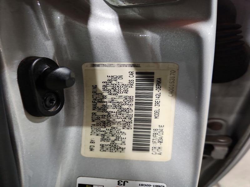 2013 Toyota Corolla le