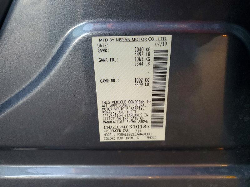 2019 Nissan Leaf s