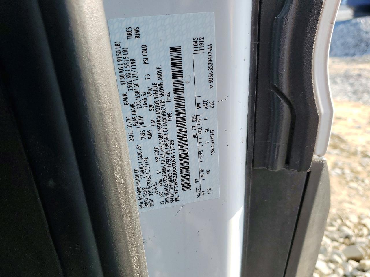 2024 Ford Transit 250 High Roof Utility / Service Van