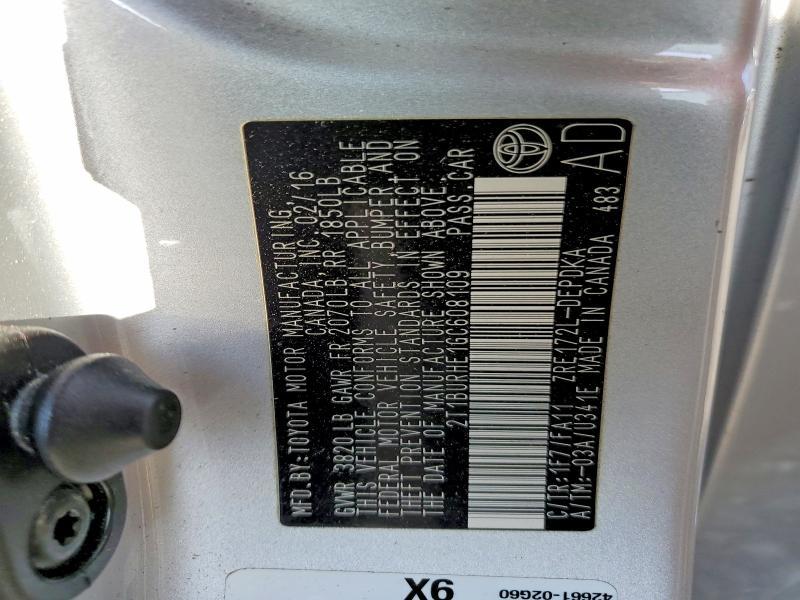 2016 Toyota Corolla l