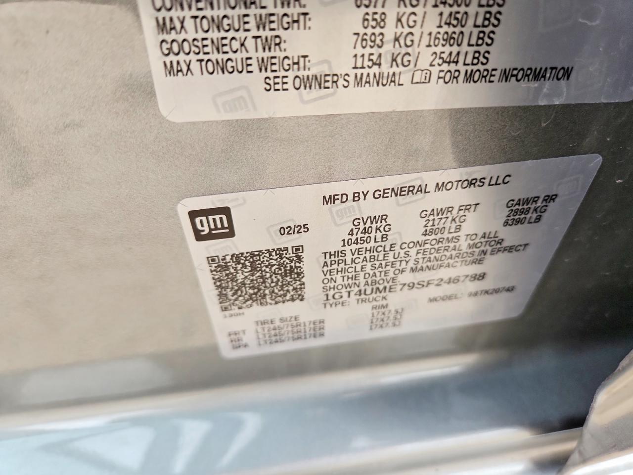 2025 GMC Sierra K2500 SLE